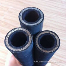 Oil resistance Four wire spiral hydraulic hose DIN EN856 4SP